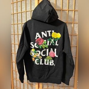 Anti Social Social Club Floral Hoodie (Small)